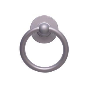 Heritage Satin Bull Ring Knocker