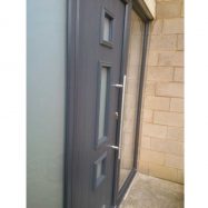 Door with Glass Panels